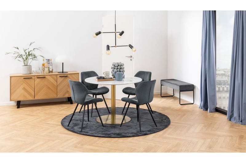 Fairborn Benk 38 cm - Grå - Møbler - Gangmøbler - Gangbenk