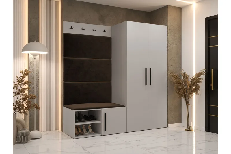 Farosa Hall Møbelsett - Beige - Møbler - Gangmøbler - Møbelsett til gang & entre