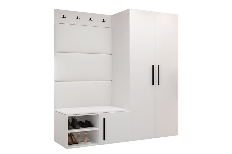 Farosa Hall Møbelsett - Hvit - Møbler - Gangmøbler - Møbelsett til gang & entre