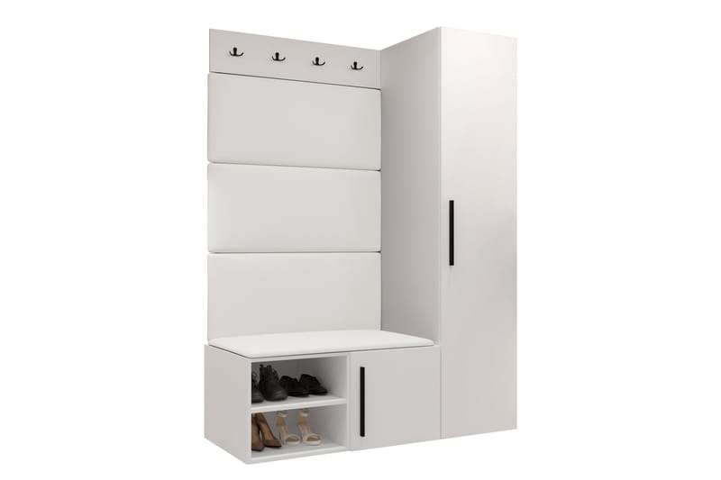 Farosa Hall Møbelsett - Hvit - Møbler - Gangmøbler - Møbelsett til gang & entre