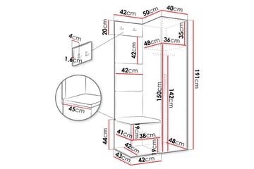 Farosa Hall Møbelsett - Hvit - Møbler - Gangmøbler - Møbelsett til gang & entre