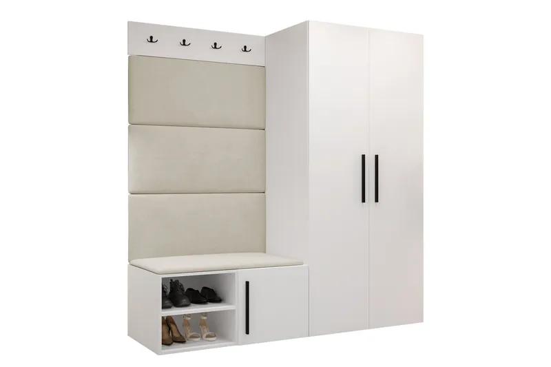 Farosa Hall Møbelsett, Hvit