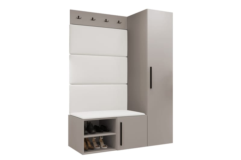 Farosa Hall Møbelsett, Svart/Brun