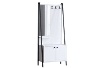 Favric Entrémøbelsett - Sort/Hvit - Møbler - Gangmøbler - Møbelsett til gang & entre