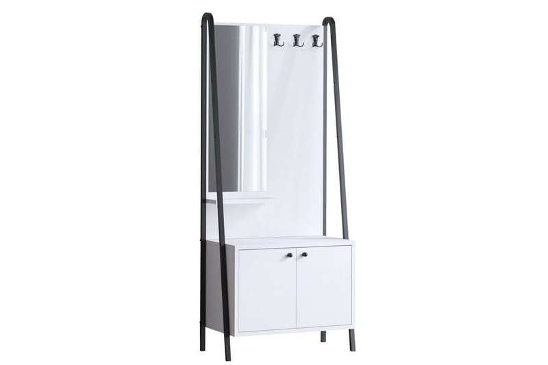 Favric Entrémøbelsett, Sort/Hvit