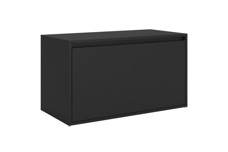 Gangbenk 80x40x45 cm svart sponplate - Svart - Benk - Gangbenk
