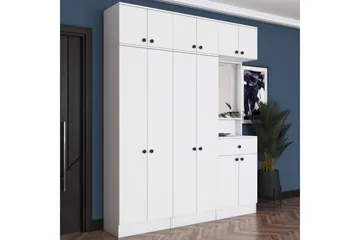 Garderobestativ Donel Hvit - Hvit - Møbler - Gangmøbler - Møbelsett til gang & entre