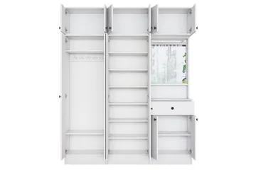 Garderobestativ Donel Hvit - Hvit - Møbler - Gangmøbler - Møbelsett til gang & entre