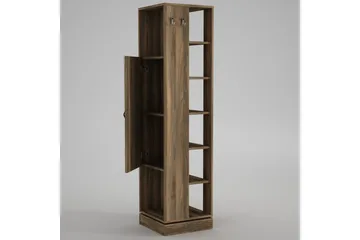 Garderobestativ Honi Valnøtt - Mørkebrun - Møbler - Gangmøbler - Møbelsett til gang & entre