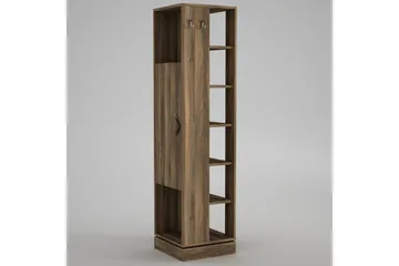 Garderobestativ Honi Valnøtt - Mørkebrun - Møbler - Gangmøbler - Møbelsett til gang & entre