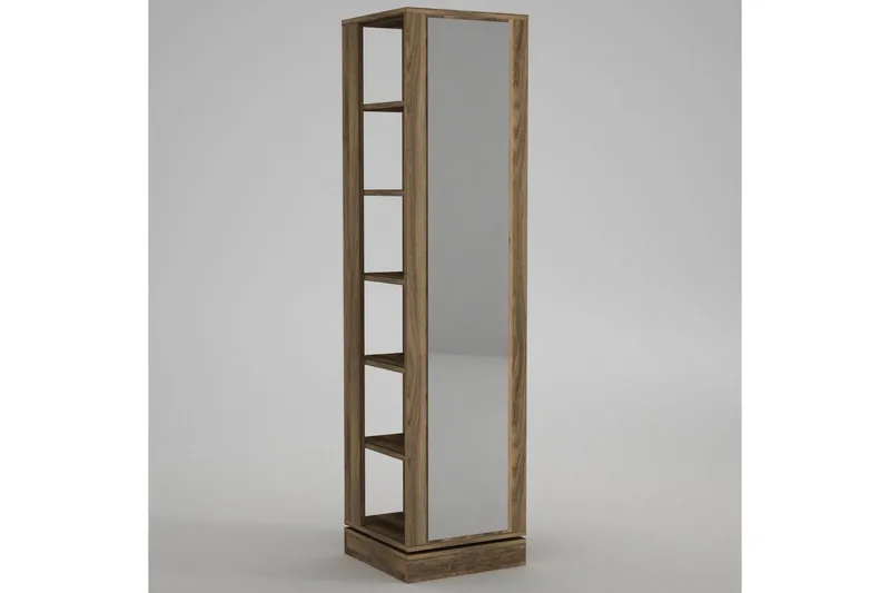 Garderobestativ Honi Valnøtt, Mørkebrun