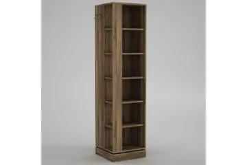 Garderobestativ Honi Valnøtt - Mørkebrun - Møbler - Gangmøbler - Møbelsett til gang & entre