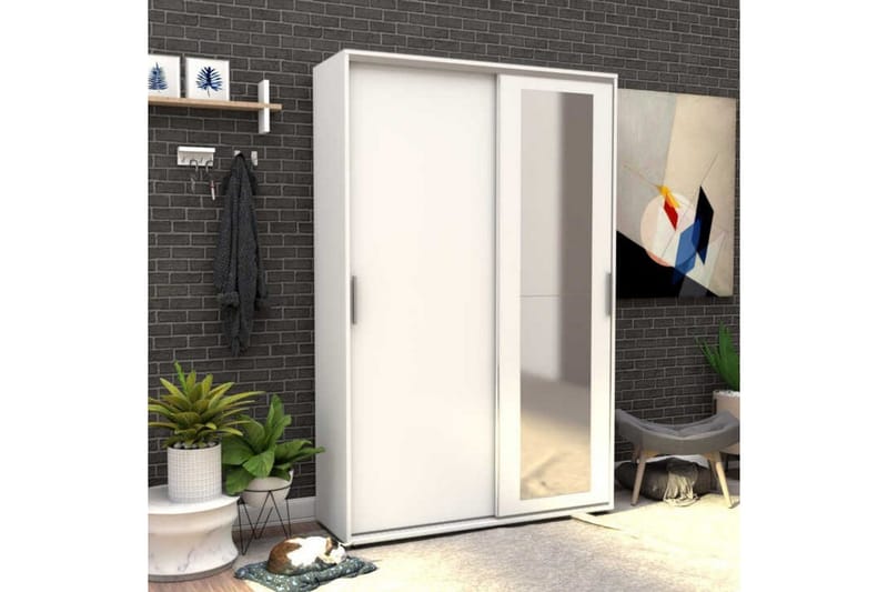 Garderobestativ Sael Hvit - Hvit - Møbler - Gangmøbler - Møbelsett til gang & entre