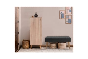 Gelsgan Entrémøbelsett - Antrasitt - Møbler - Gangmøbler - Møbelsett til gang & entre