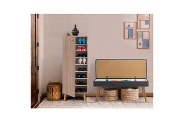 Gelsgan Entrémøbelsett - Antrasitt - Møbler - Gangmøbler - Møbelsett til gang & entre