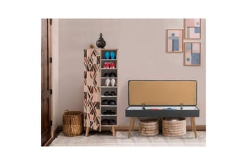 Gelsgan Entrémøbelsett - Antrasitt - Møbler - Gangmøbler - Møbelsett til gang & entre