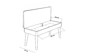 Gelsgan Entrémøbelsett - Hvit/Antrasitt - Møbler - Gangmøbler - Møbelsett til gang & entre