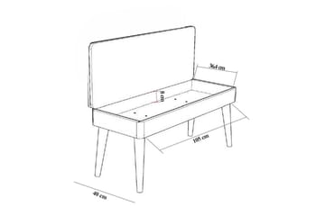 Gelsgan Entrémøbelsett - Hvit/Antrasitt - Møbler - Gangmøbler - Møbelsett til gang & entre