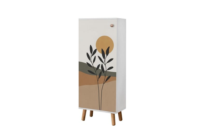 Gelsgan Entrémøbelsett - Hvit/Stein - Møbler - Gangmøbler - Møbelsett til gang & entre