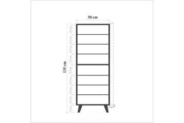 Gelsgan Entrémøbelsett - Mørkeblå - Møbler - Gangmøbler - Møbelsett til gang & entre