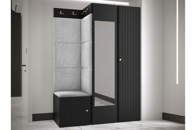 Hollan Hall Møbelsett - Brun - Møbler - Gangmøbler - Møbelsett til gang & entre