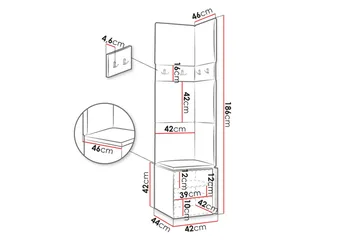 Hollan Hall Møbelsett - Brun - Møbler - Gangmøbler - Møbelsett til gang & entre