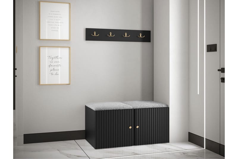 Hollan Hall Møbelsett - Grå - Møbler - Gangmøbler - Møbelsett til gang & entre