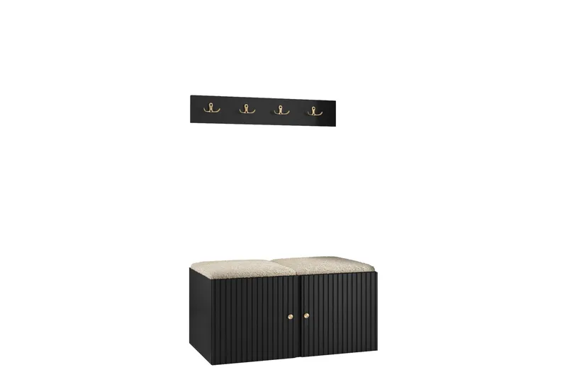 Hollan Hall Møbelsett, Grå