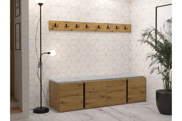 Hollan Hall Møbelsett - Grå - Møbler - Gangmøbler - Møbelsett til gang & entre