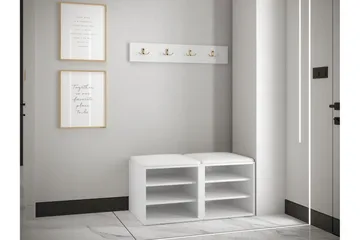 Hollan Hall Møbelsett - Grå - Møbler - Gangmøbler - Møbelsett til gang & entre