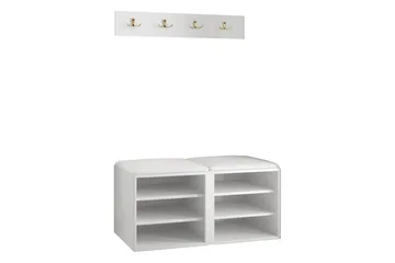 Hollan Hall Møbelsett - Grå - Møbler - Gangmøbler - Møbelsett til gang & entre