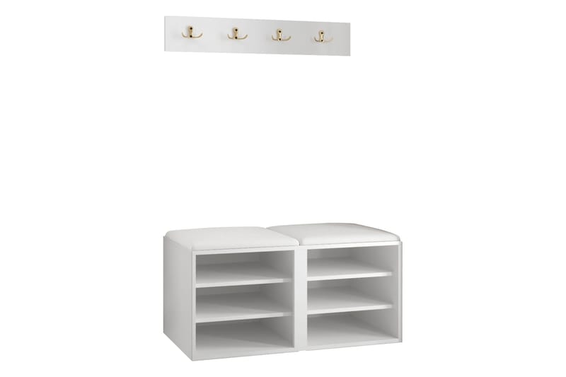 Hollan Hall Møbelsett - Grå - Møbler - Gangmøbler - Møbelsett til gang & entre