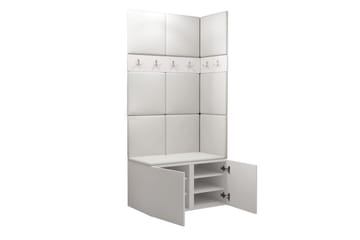 Hollan Hall Møbelsett - Grå/Beige - Møbler - Gangmøbler - Møbelsett til gang & entre