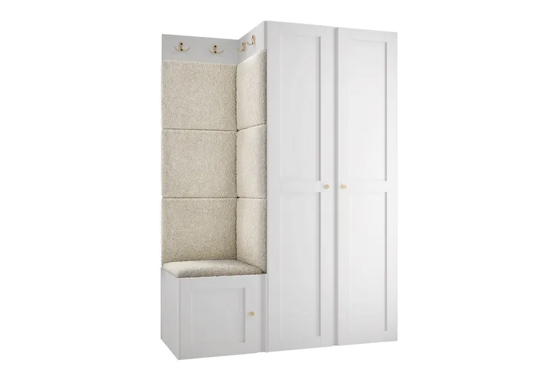 Hollan Hall Møbelsett, Grå/Beige