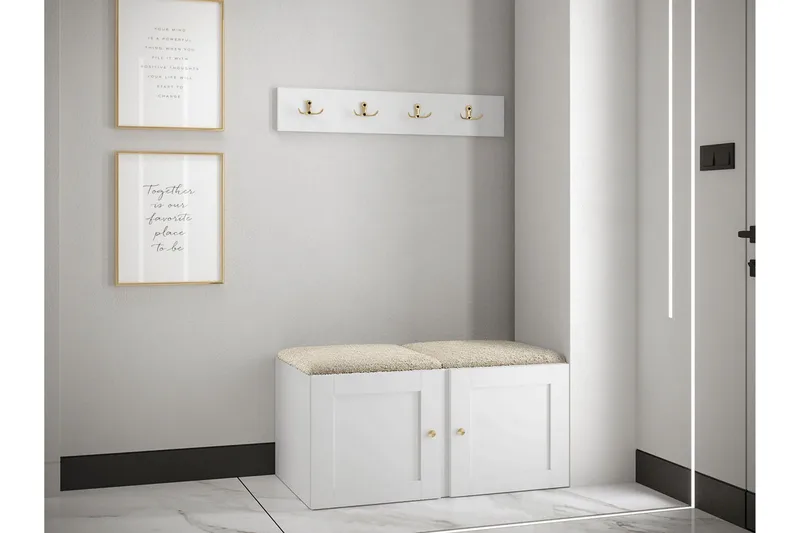 Hollan Hall Møbelsett - Svart - Møbler - Gangmøbler - Møbelsett til gang & entre