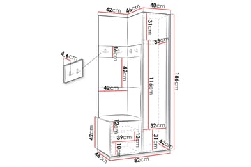 Hollan Hall Møbelsett - Møbler - Gangmøbler - Møbelsett til gang & entre