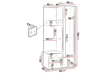 Hollan Hall Møbelsett - Møbler - Gangmøbler - Møbelsett til gang & entre