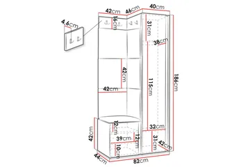 Hollan Hall Møbelsett - Møbler - Gangmøbler - Møbelsett til gang & entre