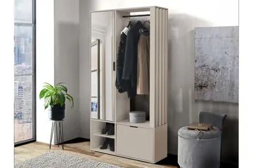 Kennard Entrémøbelsett - Beige - Møbler - Gangmøbler - Møbelsett til gang & entre