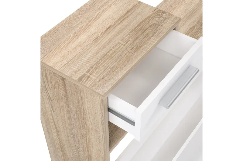 Breslau Gangmøbelsett 98x180 cm - Beige/Hvit - Møbler - Gangmøbler - Møbelsett til gang & entre