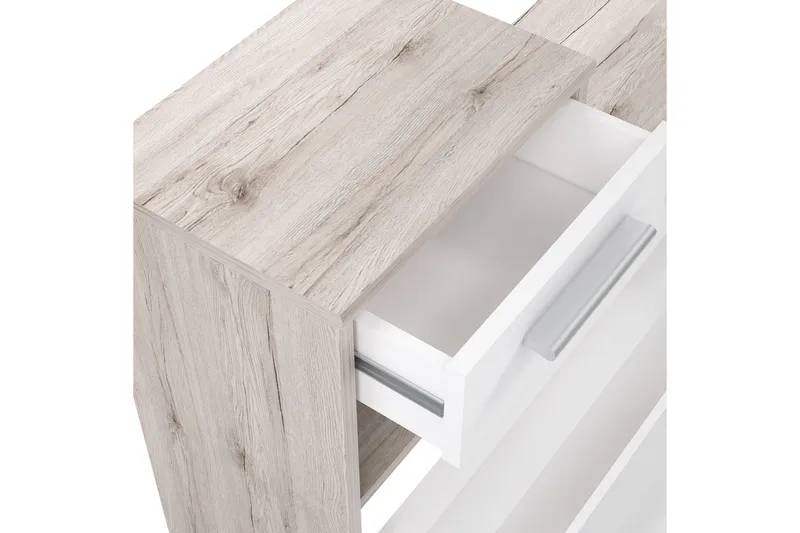 Breslau Hallmöbelset 98x180 cm - Beige / Brun / Hvit - Møbler - Gangmøbler - Møbelsett til gang & entre