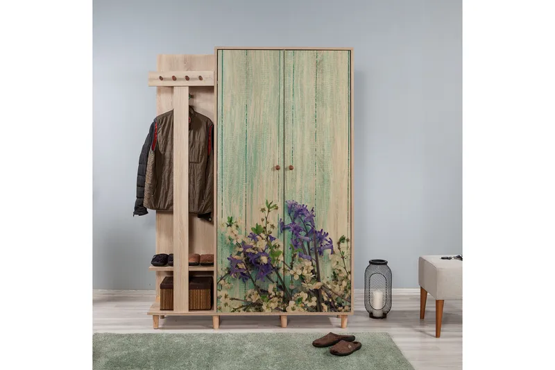 Brokind Klesoppbevaring 135 cm - Brun - Møbler - Gangmøbler - Møbelsett til gang & entre