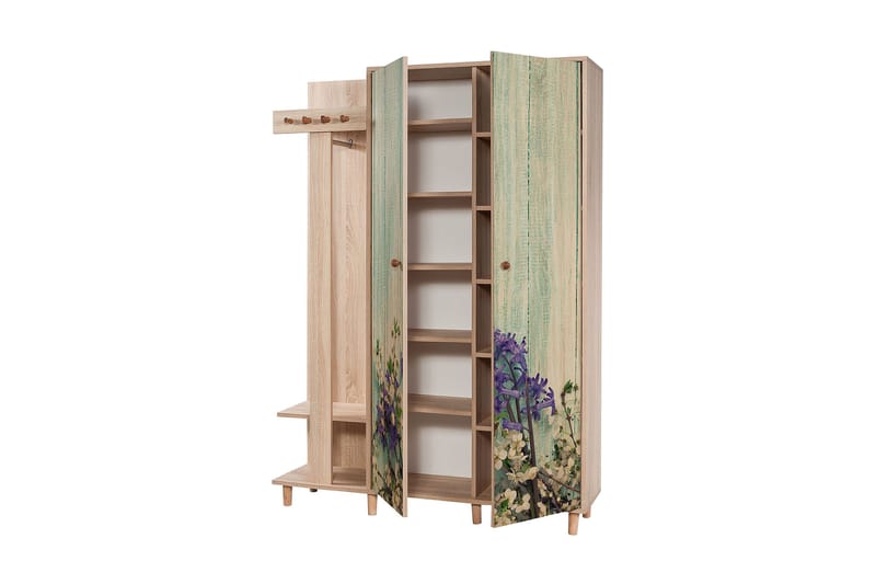 Brokind Klesoppbevaring 135 cm - Brun - Møbler - Gangmøbler - Møbelsett til gang & entre