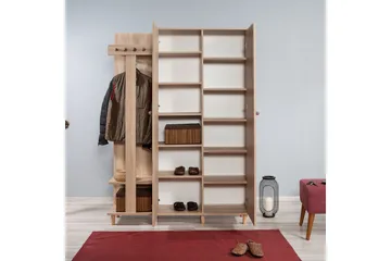 Brokind Klesoppbevaring 135 cm - Brun - Møbler - Gangmøbler - Møbelsett til gang & entre