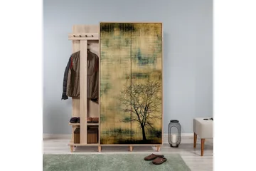 Brokind Klesoppbevaring 135 cm - Eik/Brun - Møbler - Gangmøbler - Møbelsett til gang & entre