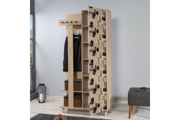 Brokind Klesskap 90 cm - Brun - Møbler - Gangmøbler - Møbelsett til gang & entre