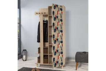 Brokind Klesskap 90 cm - Brun - Møbler - Gangmøbler - Møbelsett til gang & entre