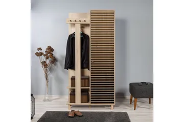 Brokind Klesskap 90 cm - Brun - Møbler - Gangmøbler - Møbelsett til gang & entre