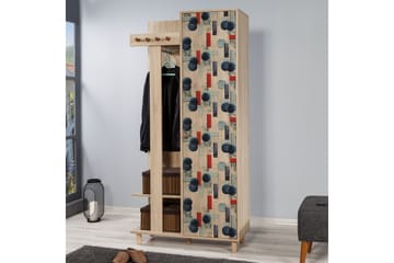 Brokind Klesskap 90 cm - Brun - Møbler - Gangmøbler - Møbelsett til gang & entre