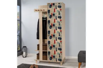 Brokind Klesskap 90 cm - Brun - Møbler - Gangmøbler - Møbelsett til gang & entre